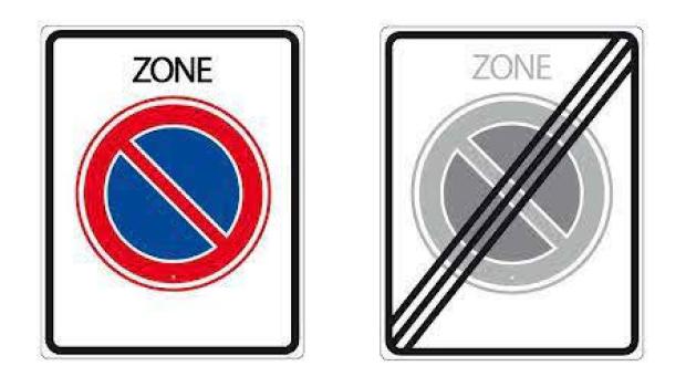 zonebord parkeren