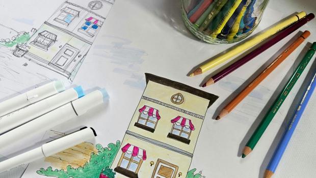 Millustration.be - Huisjes illustreren © Millustration